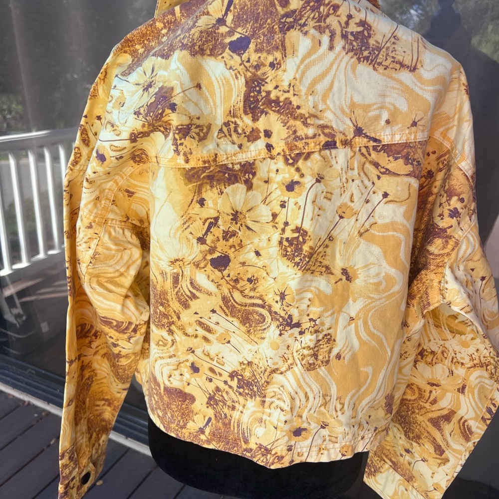 Wild Fable yellow Floral Jacket